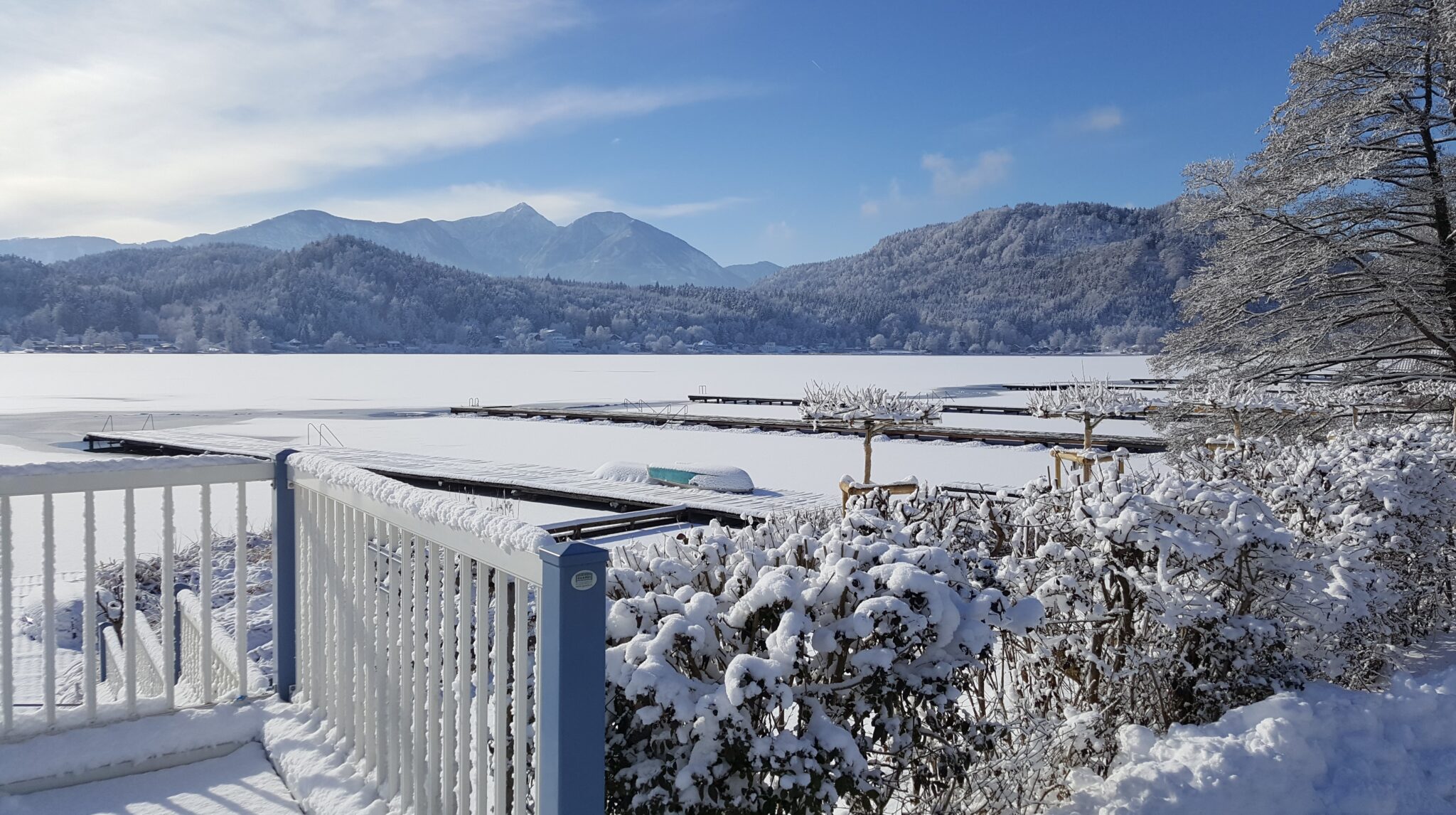 Klopeiner See im Winter