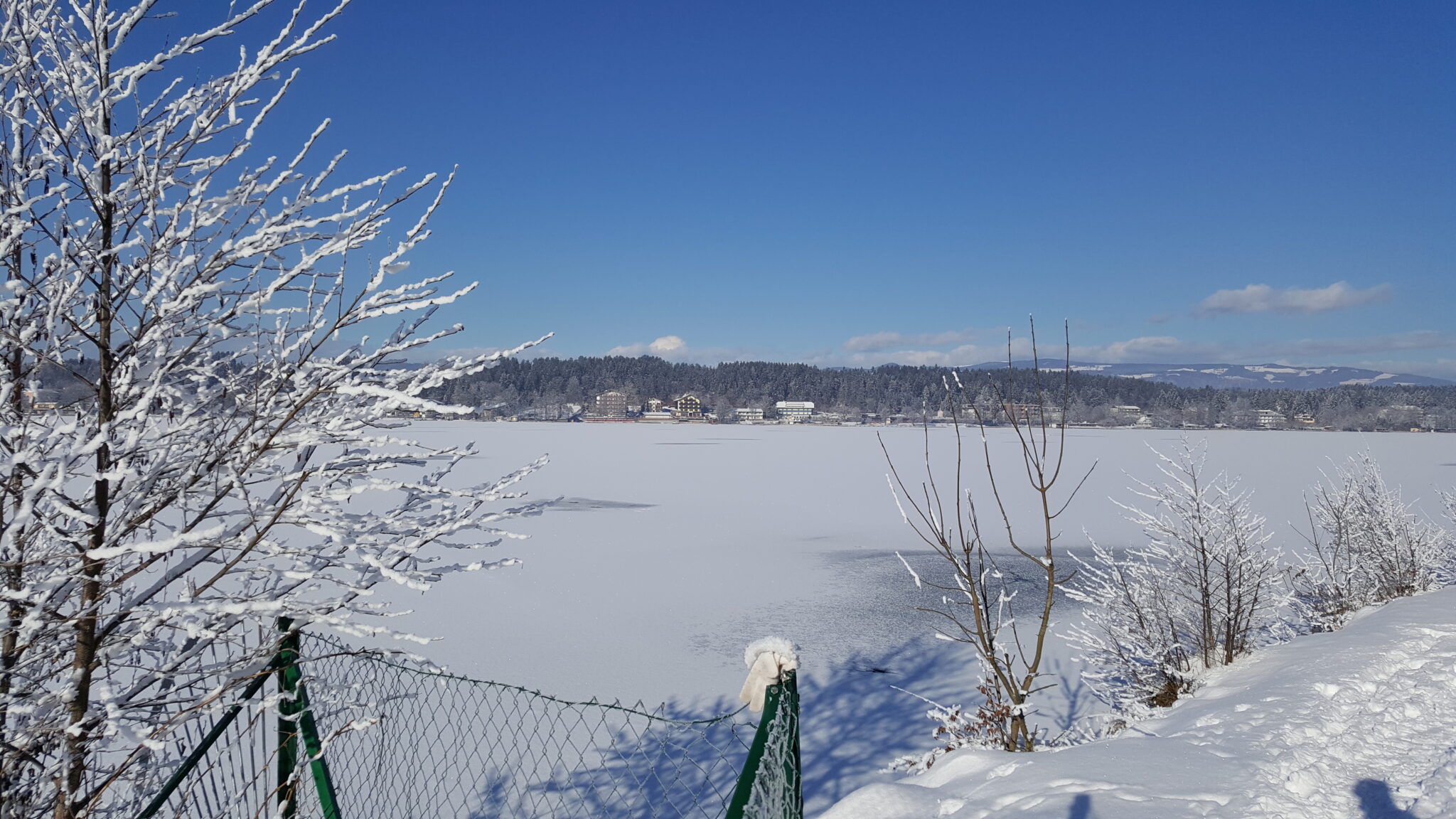 Klopeiner See im Winter
