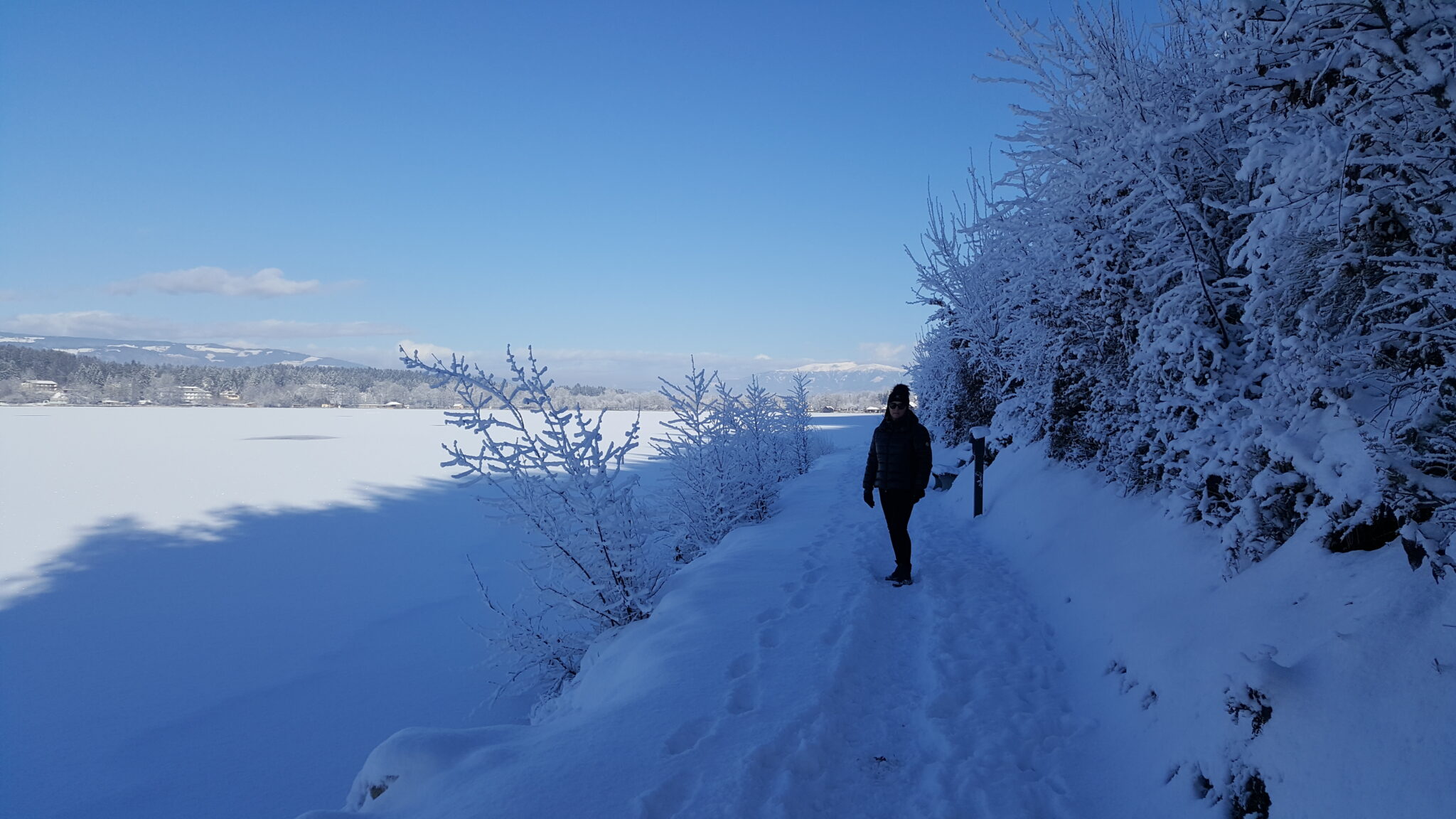 Klopeiner See im Winter
